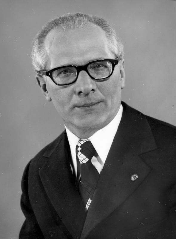 Portrait of Erich Honecker
