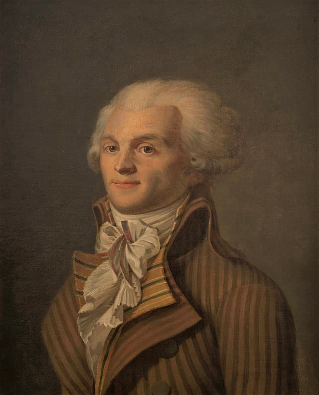 Portrait of Maximilien Robespierre